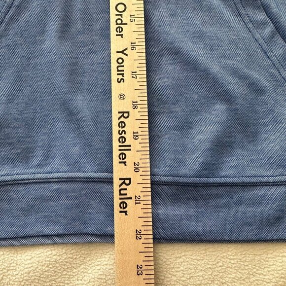 Michael Kors Blue Men's Hoodie with Kangaroo Pouch Size Small Preppy Old Money - Picture 6 of 10